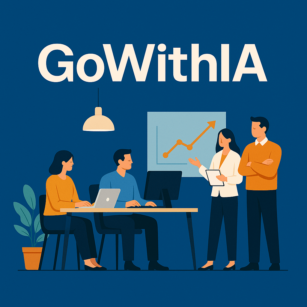 illustration de l'équipe de gowithia, agence IA & marketing