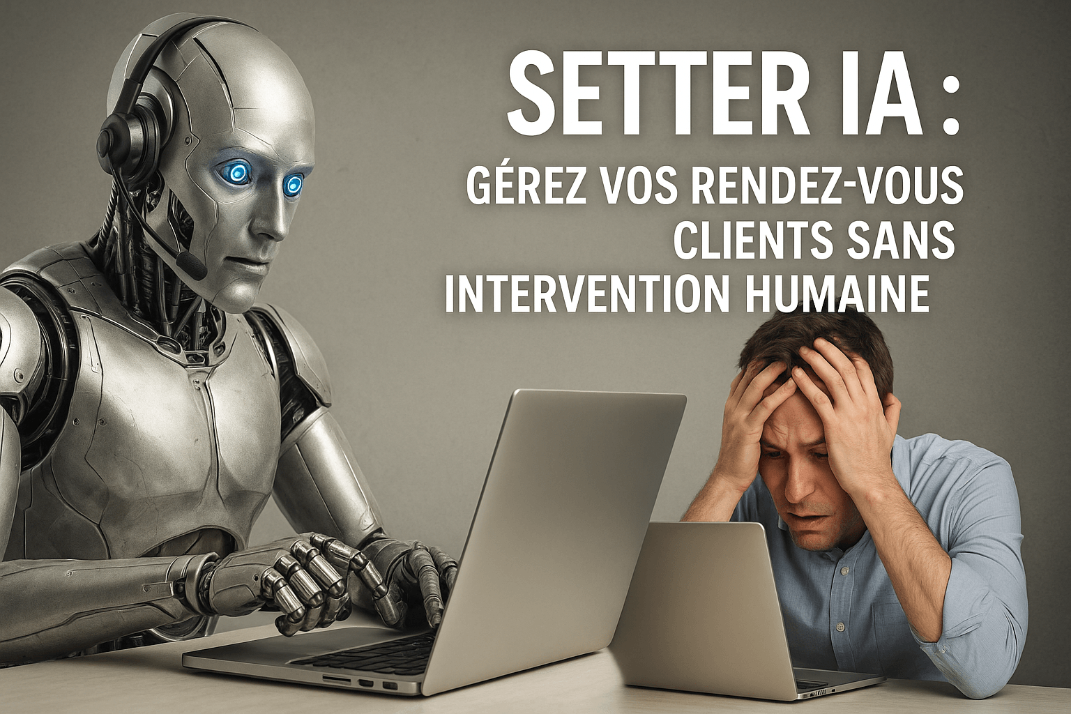 Automatisez la gestion de vos rendez-vous clients avec un Setter IA. Gagnez du temps, évitez les erreurs et offrez un service disponible 24/7 grâce à l’intelligence artificielle.